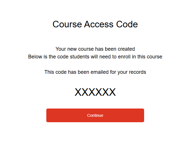 Create a New Course