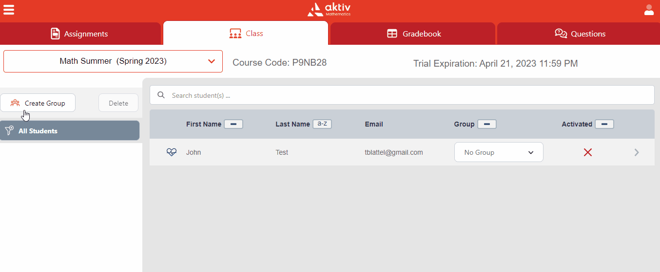 How to Create, Edit, and Delete Course Groups