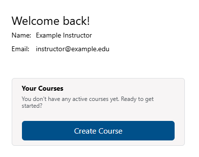 Create a New Course