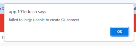 How to enable WebGL and fix the GL Context error?